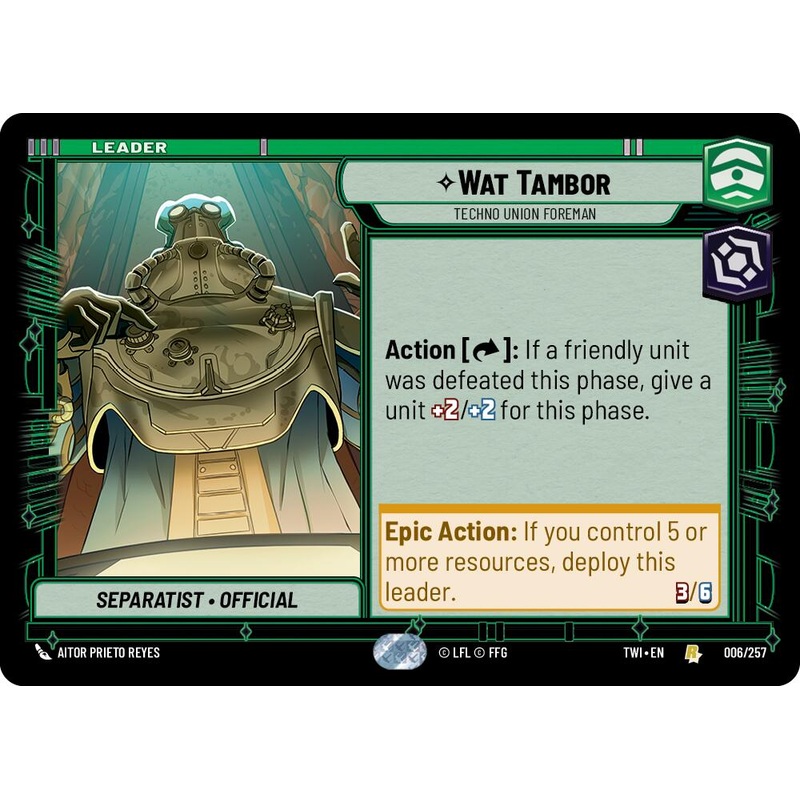 Wat Tambor - Techno Union Foreman (006/257) (006/257) [Twilight of the Republic]