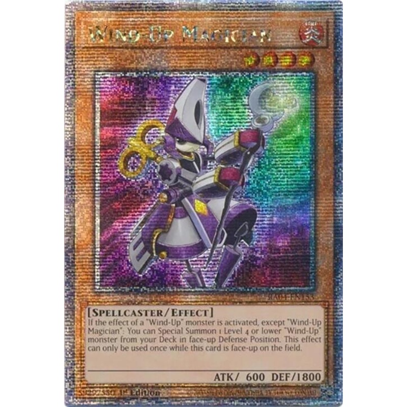 Wind-Up Magician [RA04-EN153] Quarter Century Secret Rare